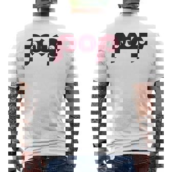 Pop Grandpa Poppop Pop Phillys Dad Men's T-shirt Back Print | Mazezy