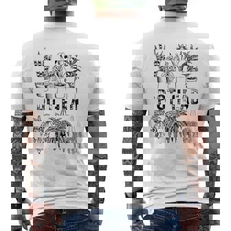 Pot Head 観葉植物 庭師 面白い 観葉植物 メンズTシャツ バックプリント - Kawaiitshirt