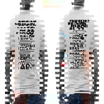 Previsiones 2026 Anuncio De Embarazo Para Futuros Papás Camiseta Hombre Estampado Espalda - Regaloses