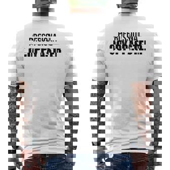 Professional Copy Paster Quote Developer Programmer メンズTシャツ バックプリント - Kawaiitshirt