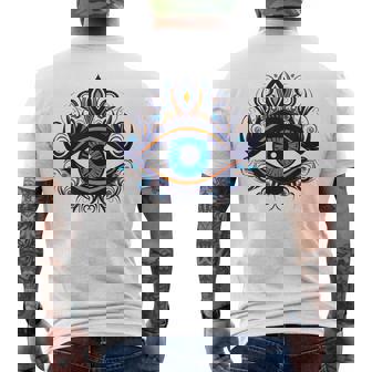 Protection Contre Le Mauvais Œil Nazar Grecqueaskania Contre Le Mauvais Œil T-shirt imprimé au dos - Cadeauxyz