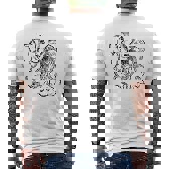 Pulpointage Animalea Monster Kraken & Cthulhu Hombres Regalo Camiseta Hombre Estampado Espalda - Regaloses