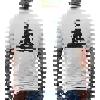 Ramana Maharshi アートワーク メンズTシャツ バックプリント - Kawaiitshirt