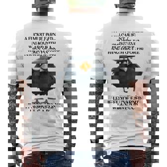 Raven A Fuck Must Be Earned I Can't Just Walk Around With A Men's T-shirt Back Print - Thegiftio