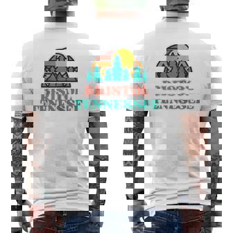 Recuerdo Deiajeintage De Bristol Tennessee Pine Treeunset Manga Raglan Camiseta Hombre Estampado Espalda - Regaloses