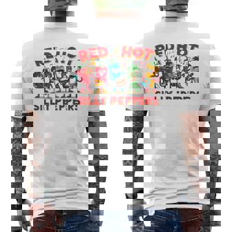 Red Hotilly Peppers メンズTシャツ バックプリント - Kawaiitshirt