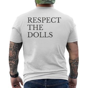 Respect The Dolls Men's T-shirt Back Print - Thegiftio UK