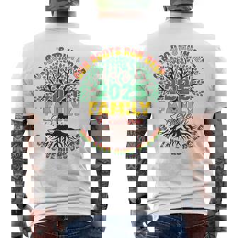 Retro Family Reunion Party 2025 Men's T-shirt Back Print | Mazezy