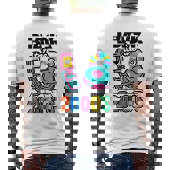 Retro Nostalgie Party Geschenk Zurück In Die 2000Er Jahre T-Shirt mit Rückendruck - Geschenkecke