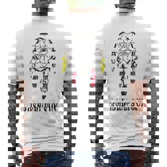 Rosebudioux Tribe Pride ネイティブアメリカン インディアン文化 メンズTシャツ バックプリント - Kawaiitshirt