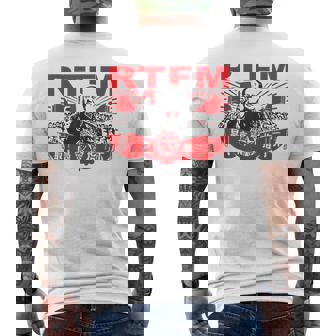 Rtfm ミームをマップ メンズTシャツ バックプリント - Kawaiitshirt
