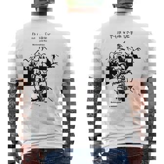 Run With Pride ハーレーブルドッグ メンズTシャツ バックプリント - Kawaiitshirt