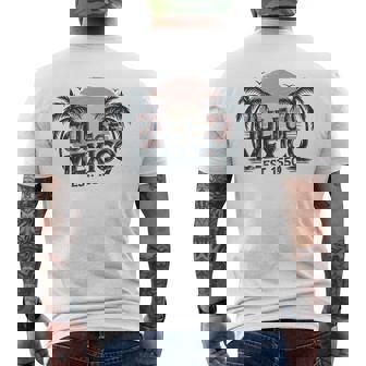 S Con Estampado Retrointage De Estilo Playero De Mexico Forever Camiseta Hombre Estampado Espalda - Regaloses