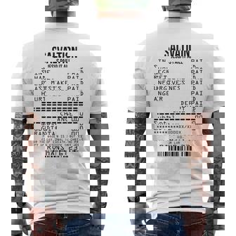 Salvation Jesus Paid It All Jesus Christ T-shirt imprimé au dos - Cadeauxyz