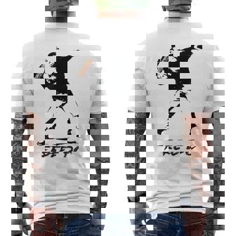 The Sandwich Guy Washington Dc Sandwich Thrower Men's T-shirt Back Print | Mazezy