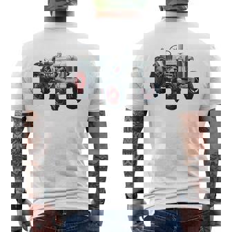 Schueller ヴィンテージ トラクター ドイツ レトロ メンズTシャツ バックプリント - Kawaiitshirt