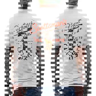 Scottsman's Isle Ofkyecotland Fine Ales メンズTシャツ バックプリント - Kawaiitshirt