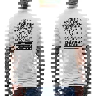 Senior Volleyball Class Of 2026 Crew Volleyball Senior Night Men's T-shirt Back Print - Thegiftio