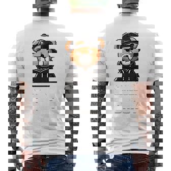 Seriously Bruh ヒップホップ テディベア ティーンエイジャー 男の子 ティーン 格言 長袖tシャツ メンズTシャツ バックプリント - Kawaiitshirt