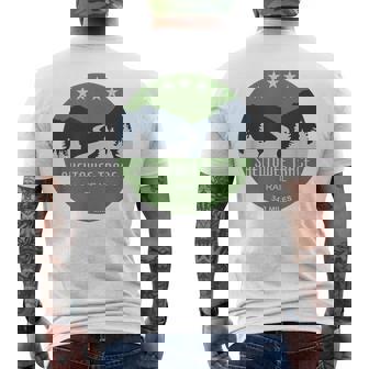 Sheltowee Trace Trail ケンタッキー州テネシー州 メンズTシャツ バックプリント - Kawaiitshirt