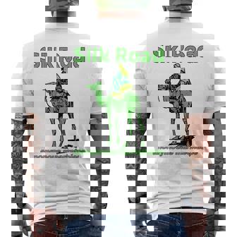 Silk Road 匿名マーケットプレイス キャメル ダークウェブ 暗号 Btc メンズTシャツ バックプリント - Kawaiitshirt