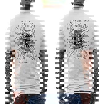 Snirt ビットコイン モチーフ ビットコイン ビットコインカップ メンズTシャツ バックプリント - Kawaiitshirt