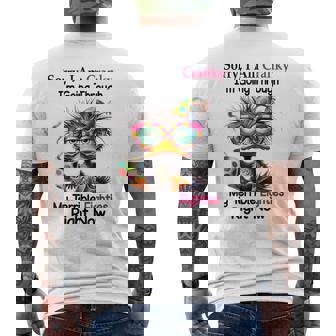 Sorry I Am Cranky I'm Going Through My Terrible Eighties Men's T-shirt Back Print - Thegiftio