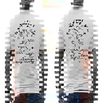 Sorry I'm Late I Was Dilly Dallying Goose Men's T-shirt Back Print - Seseable