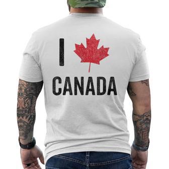 Souvenir De Canadá I Love Canada Camiseta Hombre Estampado Espalda - Regaloses