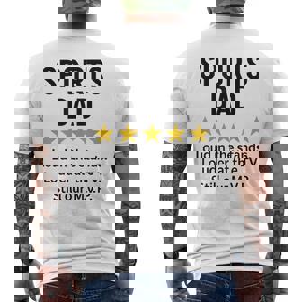 Sports Dad Loud In Thetands MVP 引用 メンズTシャツ バックプリント - Kawaiitshirt