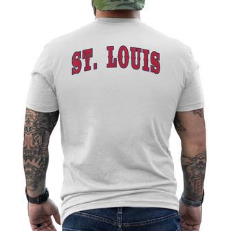 St Louis Throwback Classic Men's T-shirt Back Print - Thegiftio UK