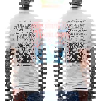 Stars Stripes And Equal Rights 4Th Of July Freedom Men's T-shirt Back Print | Mazezy