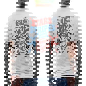 Stars Stripes And Women's Rights 4Th Of July Equal Rights Men's T-shirt Back Print - Thegiftio