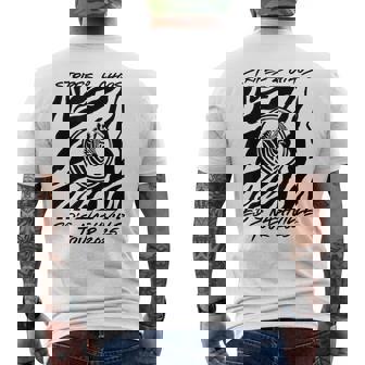 Stripes And Chaos – Ed's Nashville Tour 2025 Zebra Men's T-shirt Back Print | Mazezy
