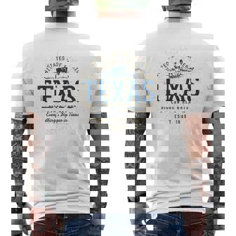 Styleintage États-Unis Texas Rétro T-shirt imprimé au dos - Cadeauxyz
