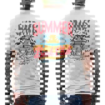 Summer Retro Book Club Beach Vacation Men's T-shirt Back Print - Thegiftio
