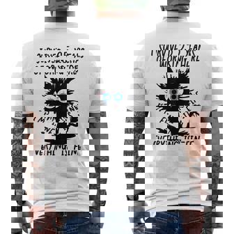 I Survived 25 Years Of Working Here Men's T-shirt Back Print - Thegiftio UK