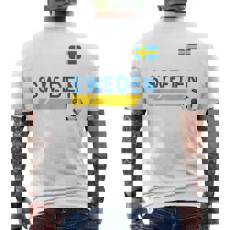 Sweden Football Sverige Supporter Équipe De Suède T-shirt imprimé au dos - Cadeauxyz