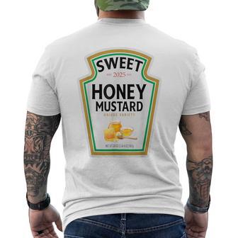 Sweet Honey Mustard Diy Halloween Costume Matching Men's T-shirt Back Print - Thegiftio UK