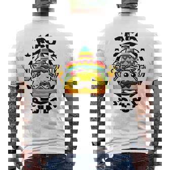 Tacoquad 面白いメキシカンタコス火曜日 タコスバウトチーム タコス メンズTシャツ バックプリント - Kawaiitshirt