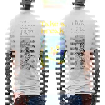 Take A Break Fun オズの魔法使い メンズTシャツ バックプリント - Kawaiitshirt
