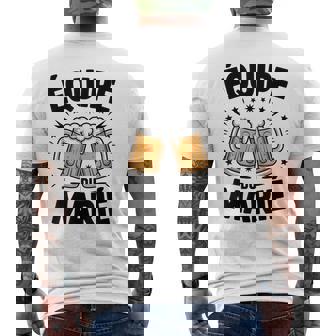 Team Marié Enterrement Deie De Garçon Evg Équipe Du Marié T-shirt imprimé au dos - Cadeauxyz