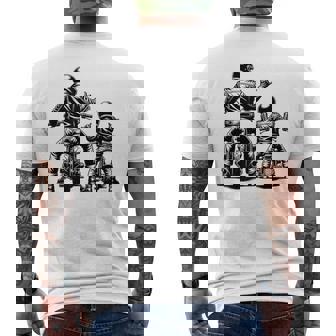 Tel Père Tel Fils Moto Crossport Motocycliste Cadeau T-shirt imprimé au dos - Cadeauxyz