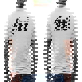 Top Thatays The Name Ami メンズTシャツ バックプリント - Kawaiitshirt