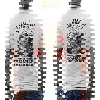 You Had Me At Trigger Warning Dark Romance Smutt Reader Men's T-shirt Back Print - Monsterry