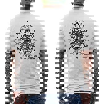 Upasウパシ黒ver メンズTシャツ バックプリント - Kawaiitshirt