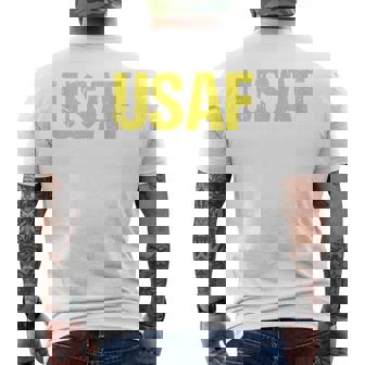 Us Air Force Usaf Desgastada Camiseta Hombre Estampado Espalda - Regaloses