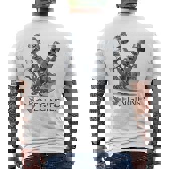 V8 エンジン メンズTシャツ バックプリント - Kawaiitshirt