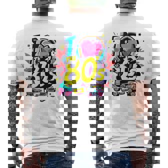 Vintage 80Er Jahre Party Outfit Herren Damen 80Er Jahre I Love The 80S T-Shirt mit Rückendruck - Geschenkecke