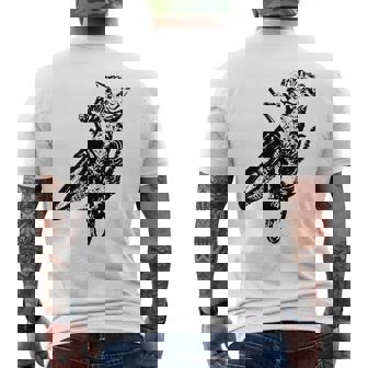 Vintage Cute Cat Bicycle Sport Bike Cycling Cyclist Biking Men's T-shirt Back Print - Thegiftio